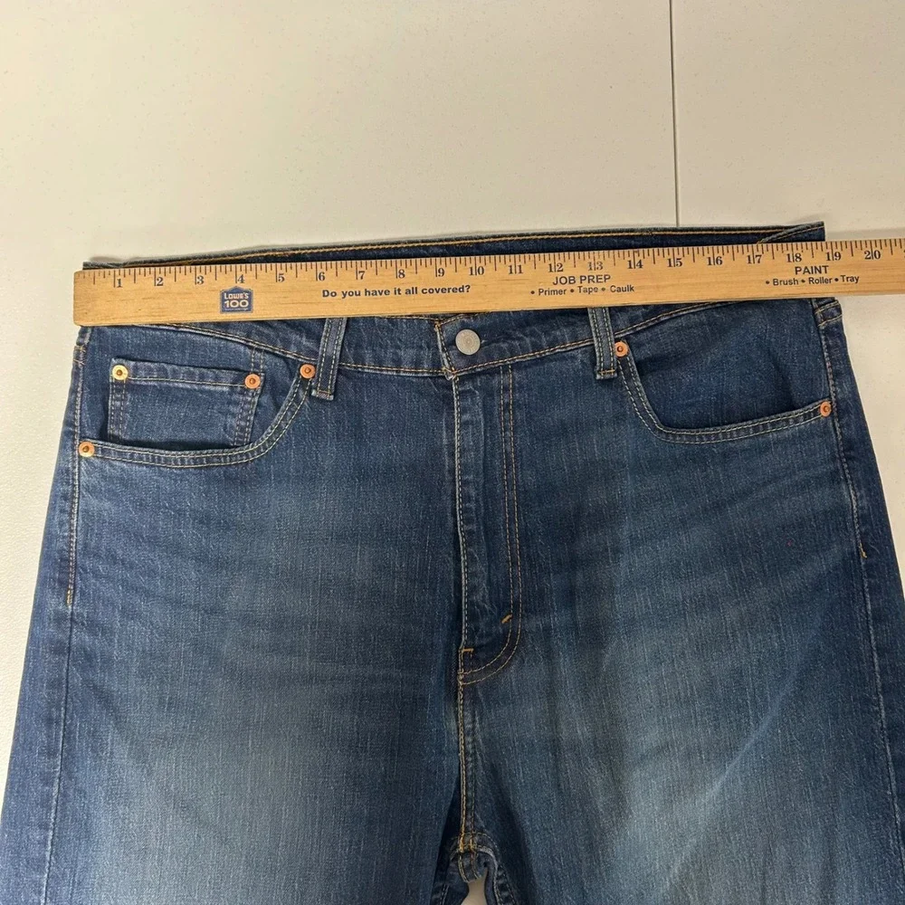 Levi's 505 Regular Fit Jeans Mens 38x30 Blue Medium Wash Straight Leg